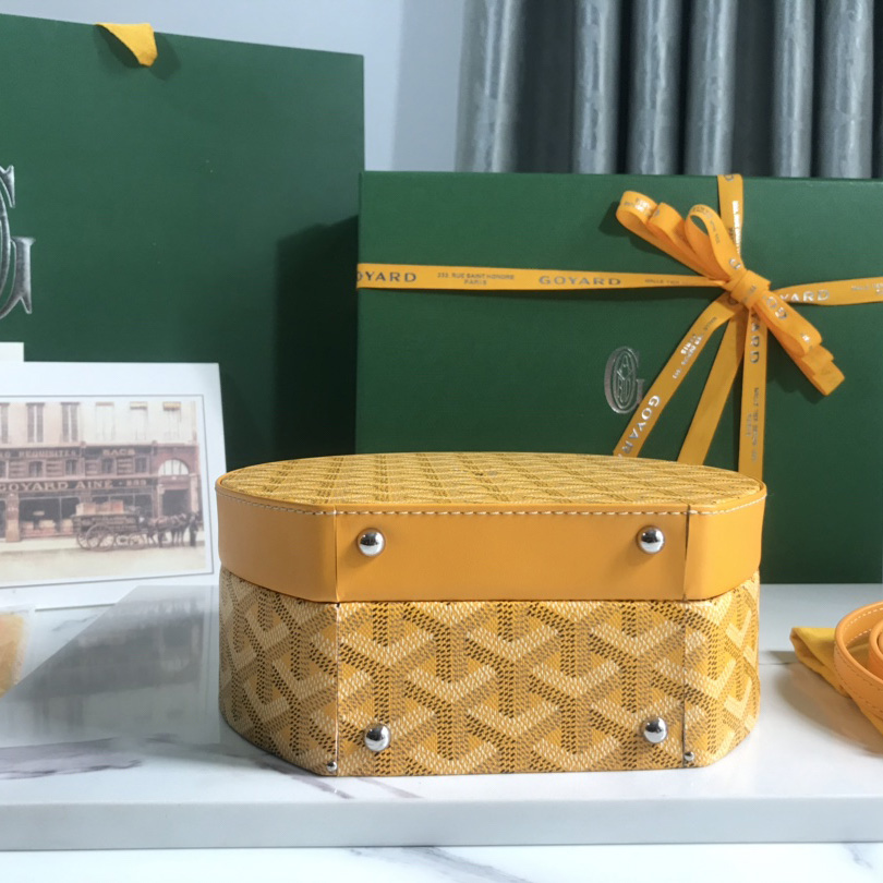 Goyard The Alto Hatbox Trunk Bag(18-16.5-7cm) - DopestKickz