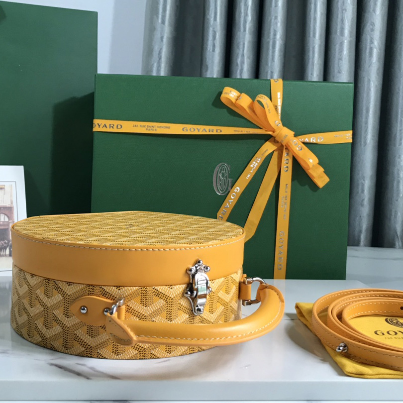 Goyard The Alto Hatbox Trunk Bag(18-16.5-7cm) - DopestKickz