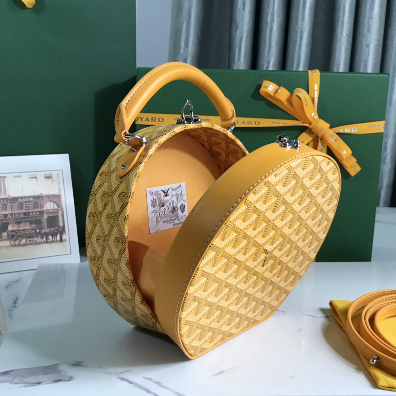 Goyard The Alto Hatbox Trunk Bag(18-16.5-7cm) - DopestKickz