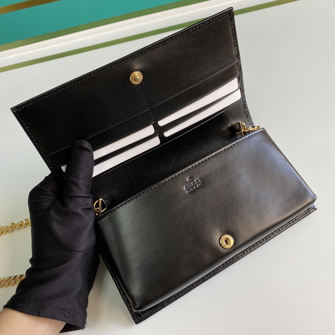 Gucci Horsebit 1955 Wallet With Chain(19-10-4CM) - DopestKickz