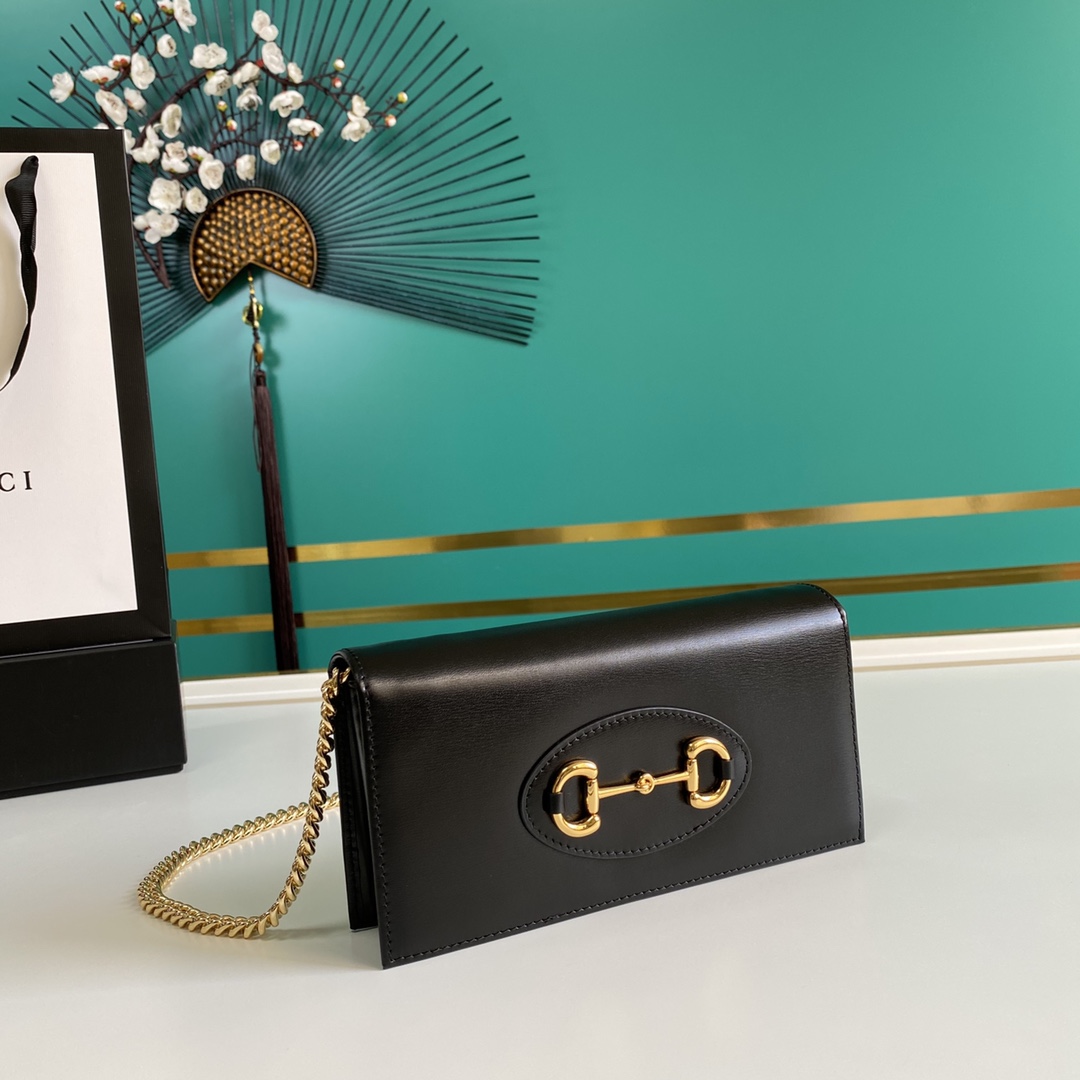 Gucci Horsebit 1955 Wallet With Chain(19-10-4CM) - DopestKickz