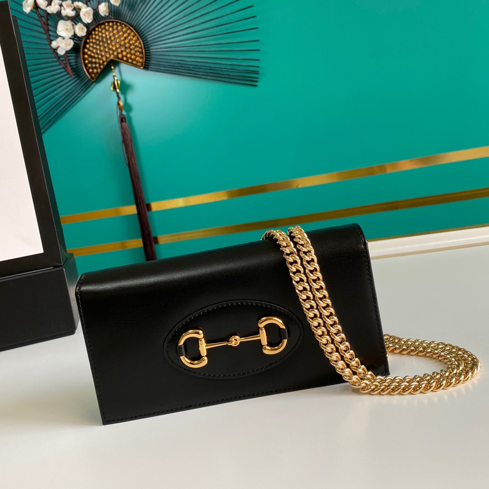 Gucci Horsebit 1955 Wallet With Chain(19-10-4CM) - DopestKickz
