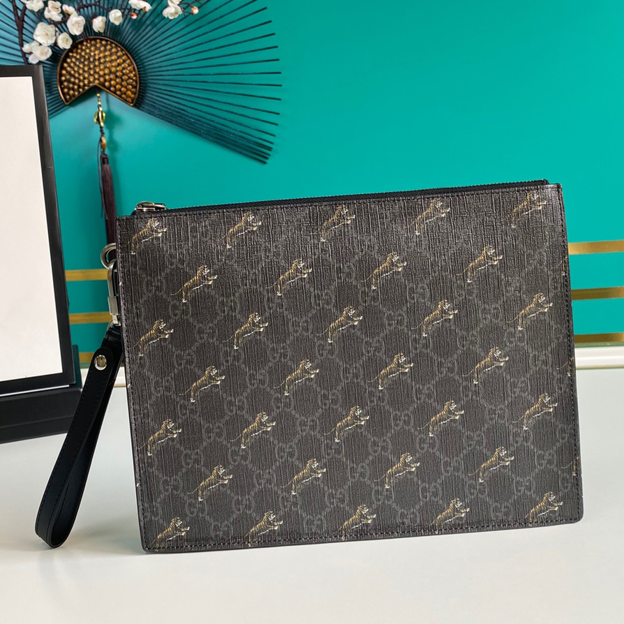 Gucci Black GG Pouch(28-22-3.5cm) - DopestKickz