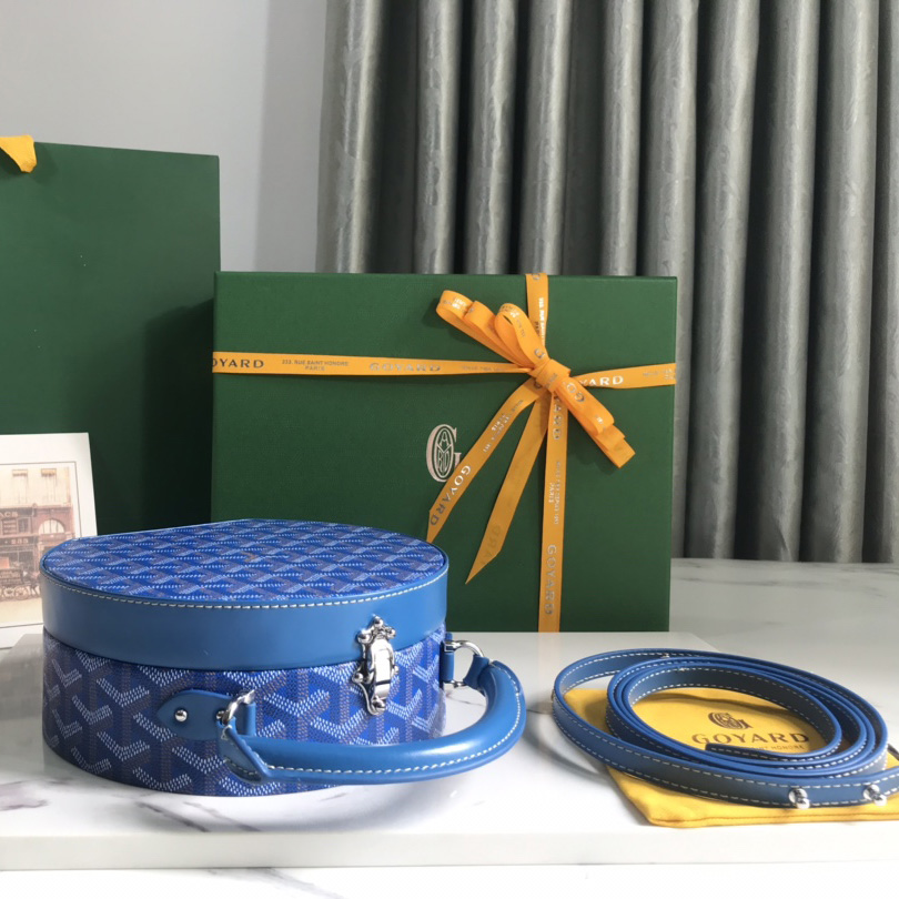 Goyard The Alto Hatbox Trunk Bag(18-16.5-7cm) - DopestKickz