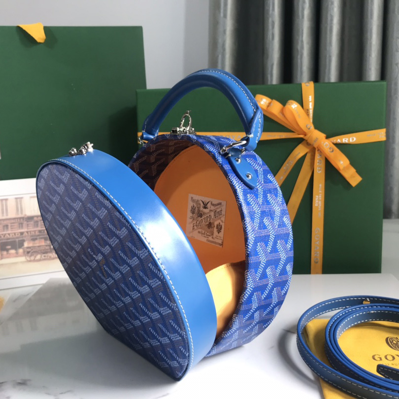 Goyard The Alto Hatbox Trunk Bag(18-16.5-7cm) - DopestKickz