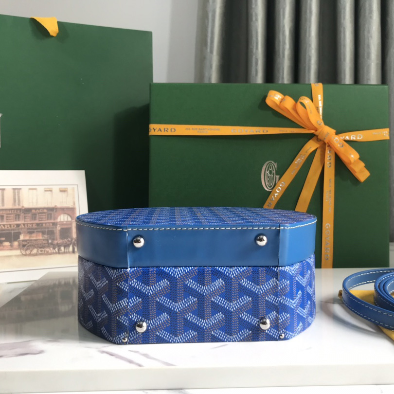 Goyard The Alto Hatbox Trunk Bag(18-16.5-7cm) - DopestKickz