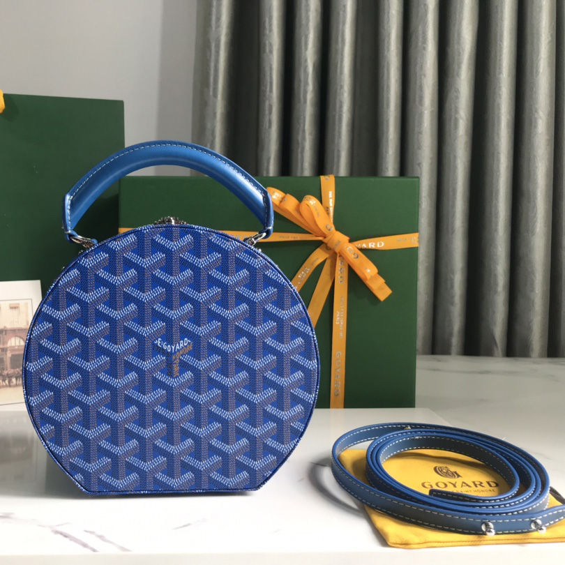 Goyard The Alto Hatbox Trunk Bag(18-16.5-7cm) - DopestKickz