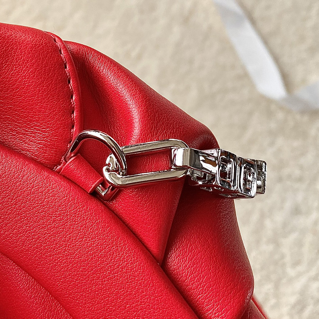 Givenchy Small Kenny Bag In Smooth Leather - Red(32-22-17cm) - DopestKickz