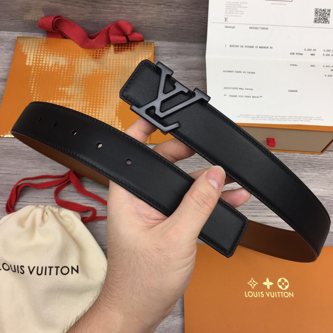 Louis Vuitton  LV Mirror 35MM Reversible Belt - DopestKickz