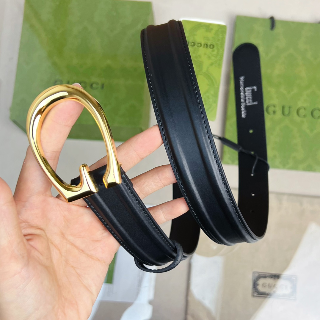 Gucci Belt With G Buckle - DopestKickz