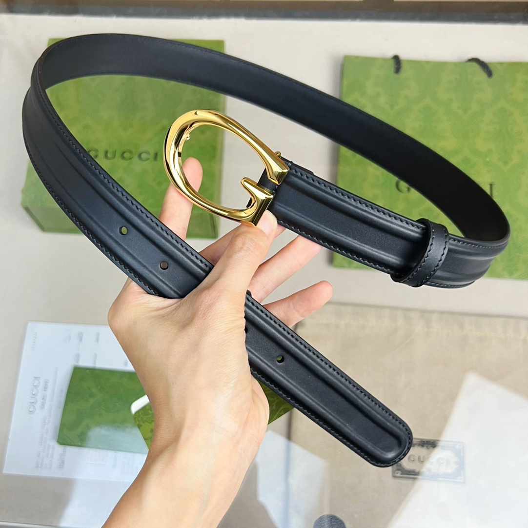 Gucci Belt With G Buckle - DopestKickz