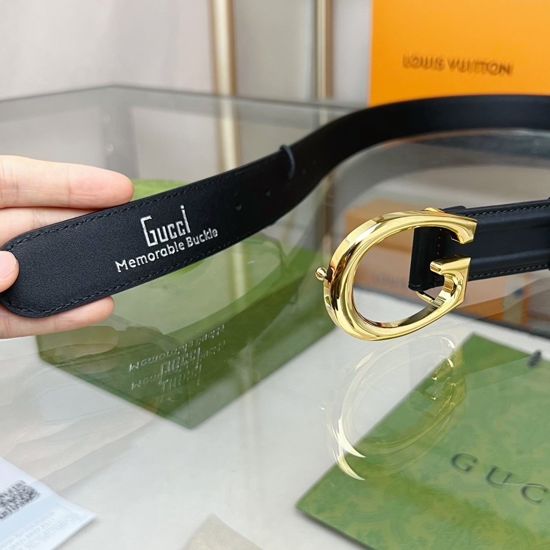 Gucci Belt With G Buckle - DopestKickz