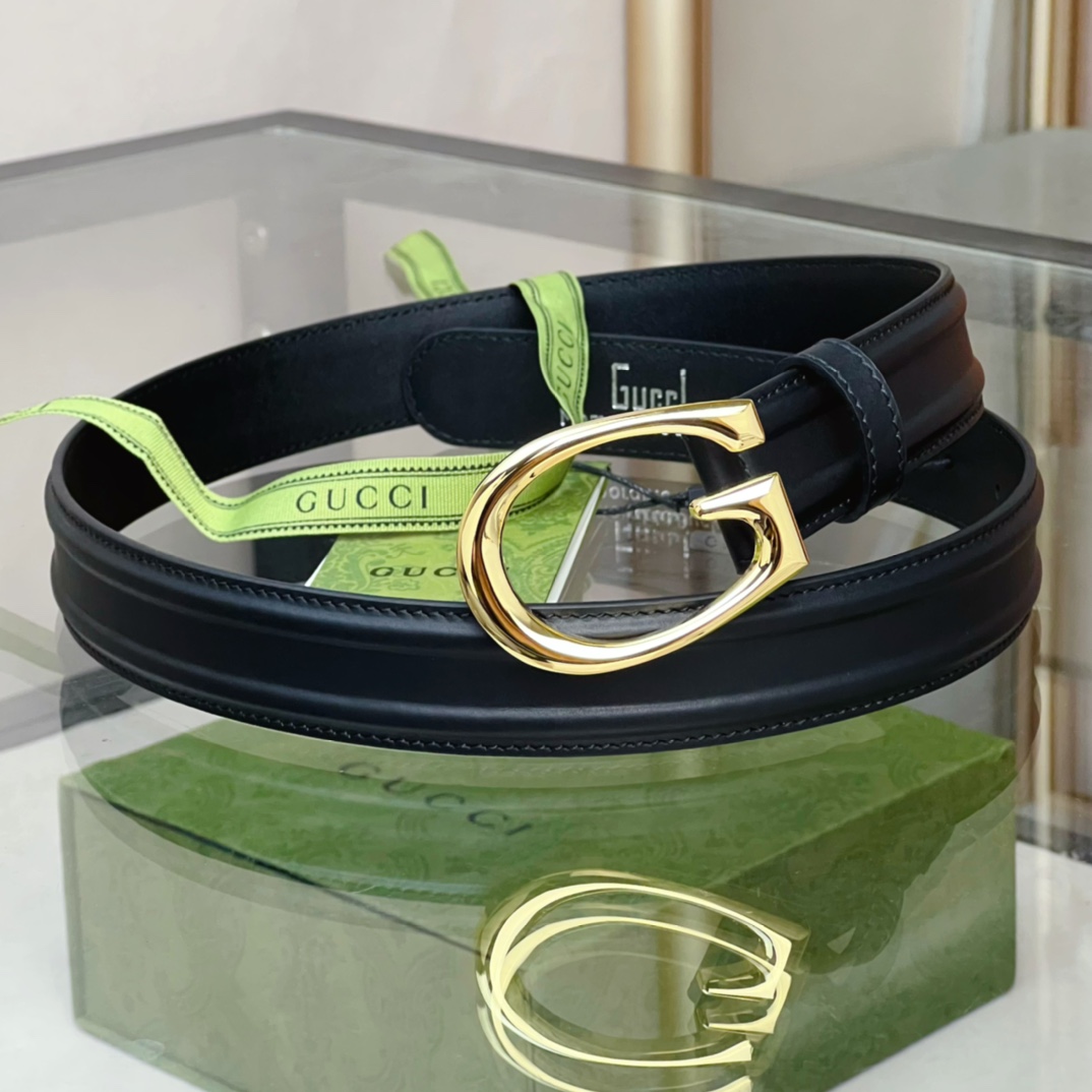 Gucci Belt With G Buckle - DopestKickz