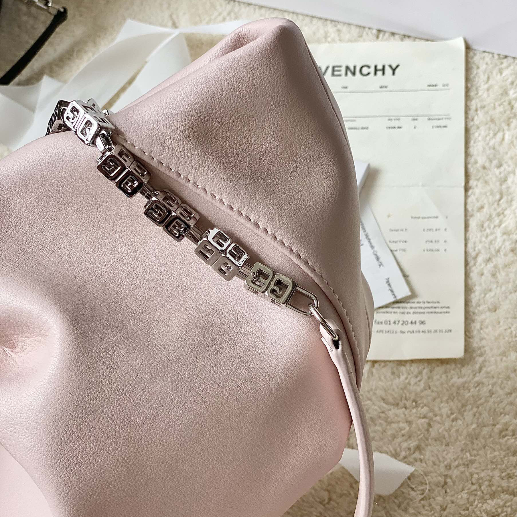 Givenchy Small Kenny Bag In Smooth Leather - Blossom Pink(32-22-17cm) - DopestKickz