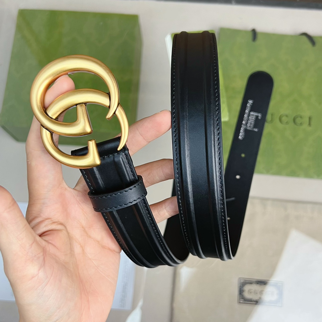 Gucci Belt With GG Buckle - DopestKickz