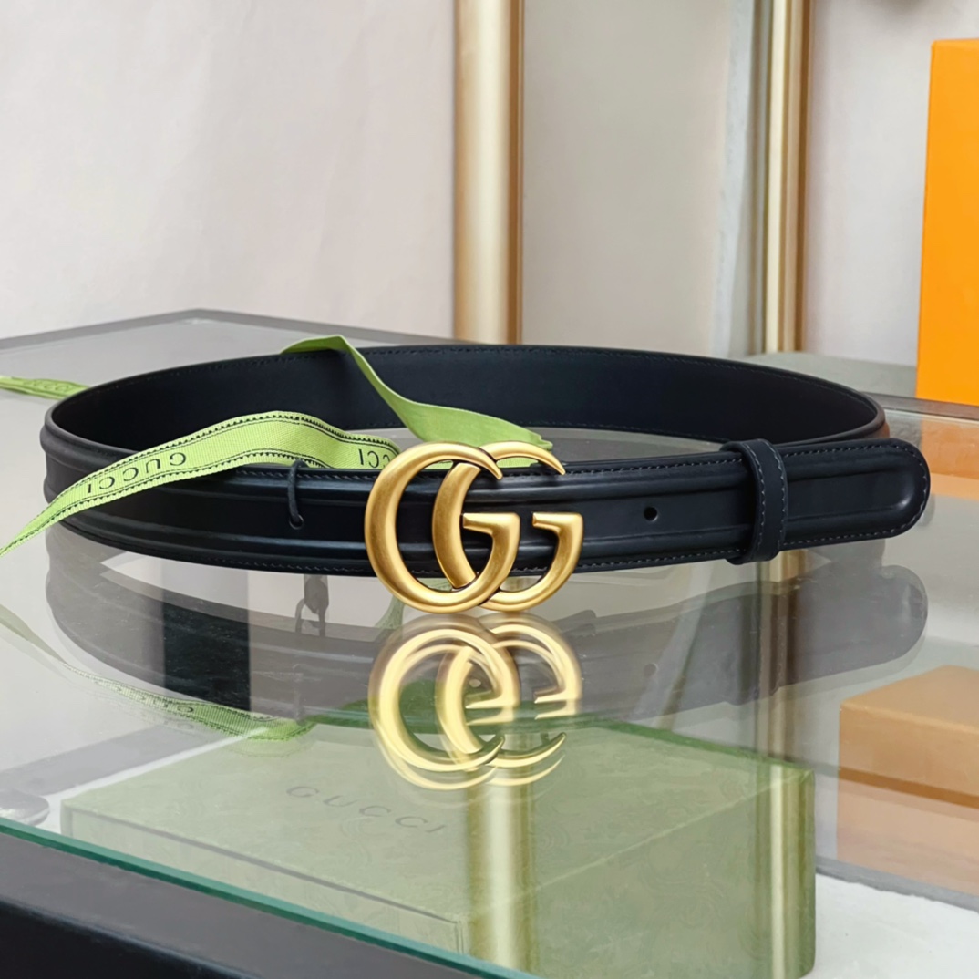 Gucci Belt With GG Buckle - DopestKickz