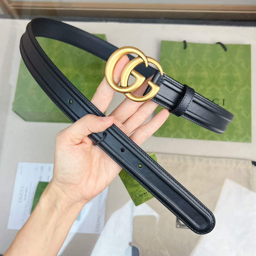 Gucci Belt With GG Buckle - DopestKickz