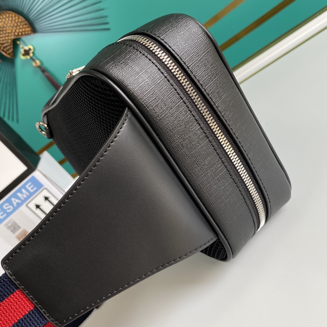 Gucci GG Black Belt Bag(17-27-8.5CM) - DopestKickz