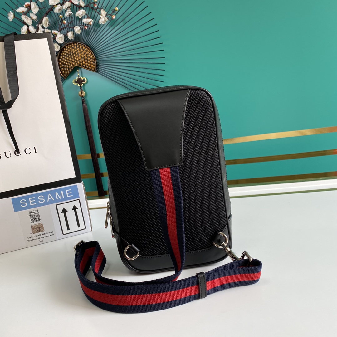 Gucci GG Black Belt Bag(17-27-8.5CM) - DopestKickz
