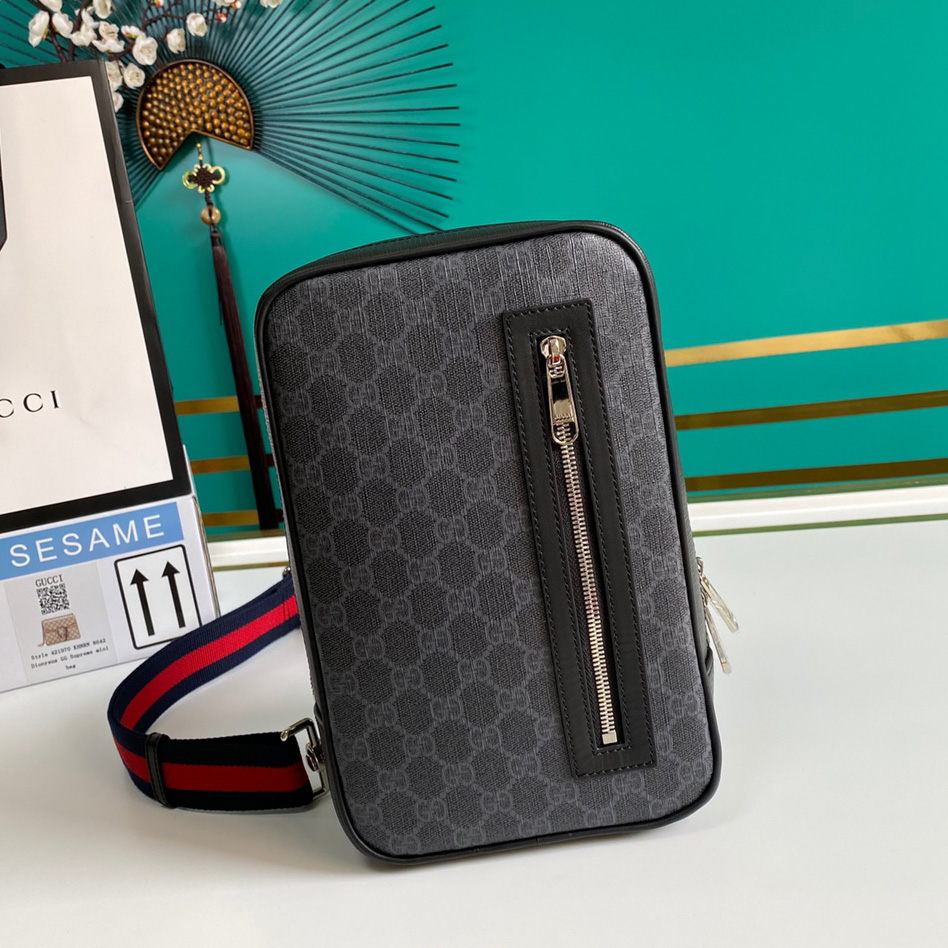 Gucci GG Black Belt Bag(17-27-8.5CM) - DopestKickz