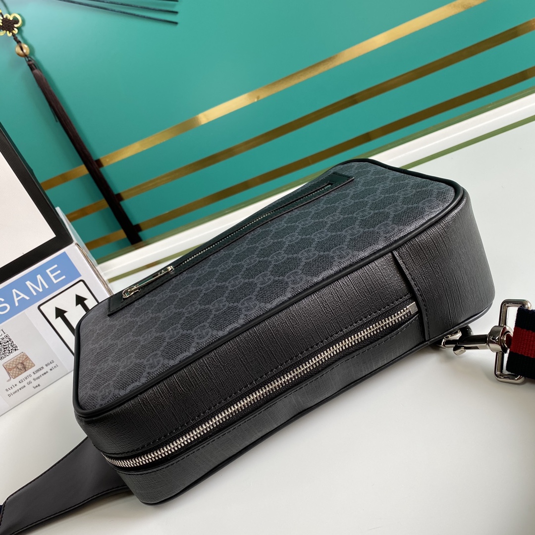 Gucci GG Black Belt Bag(17-27-8.5CM) - DopestKickz