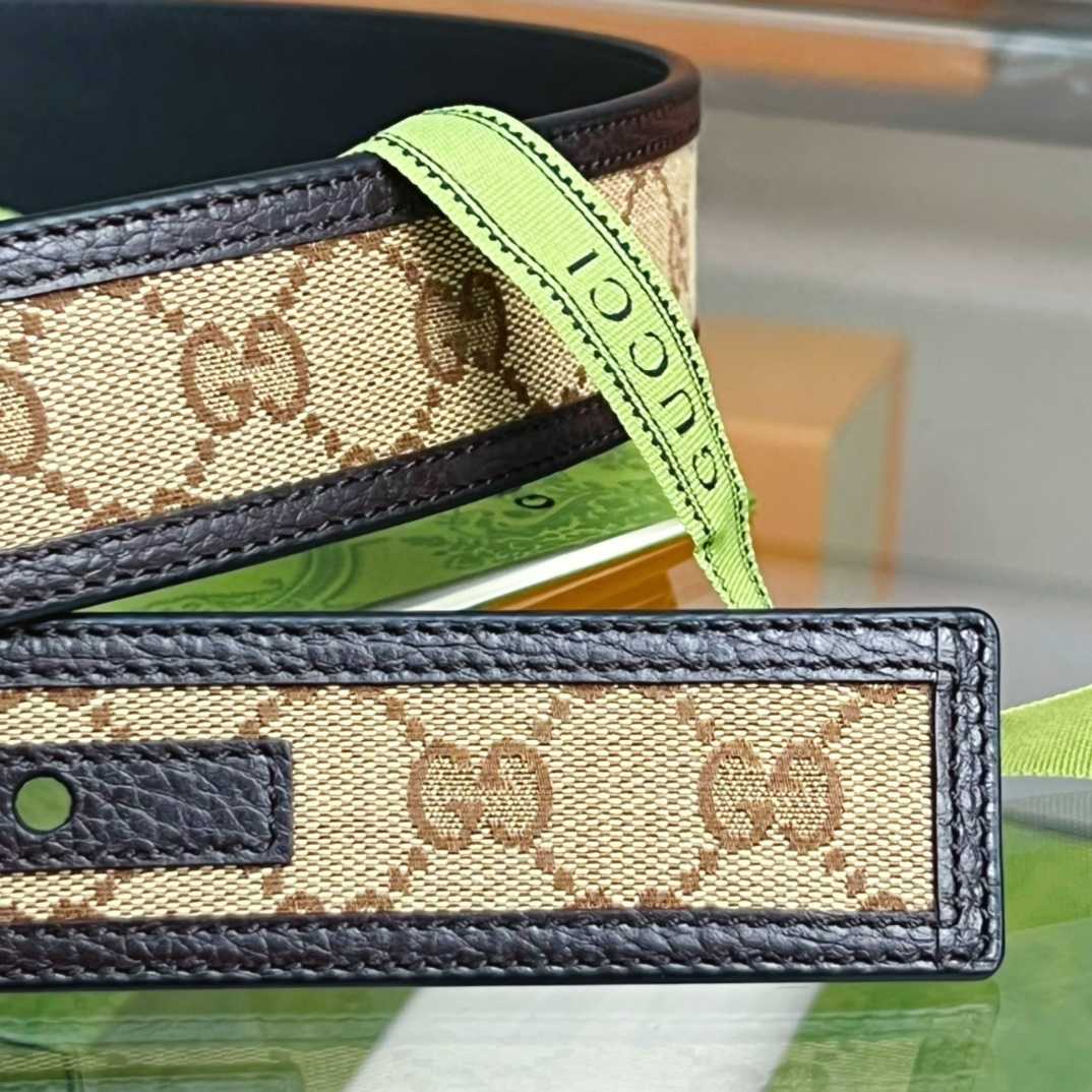 Gucci GG Belt With Square Buckle - DopestKickz
