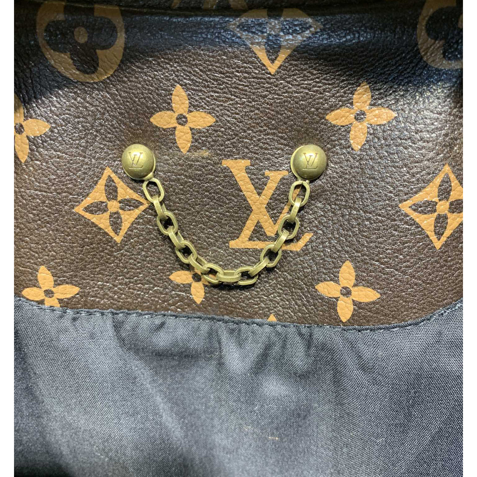 Louis Vuitton Monogram Embossed Utility Jacket - DopestKickz