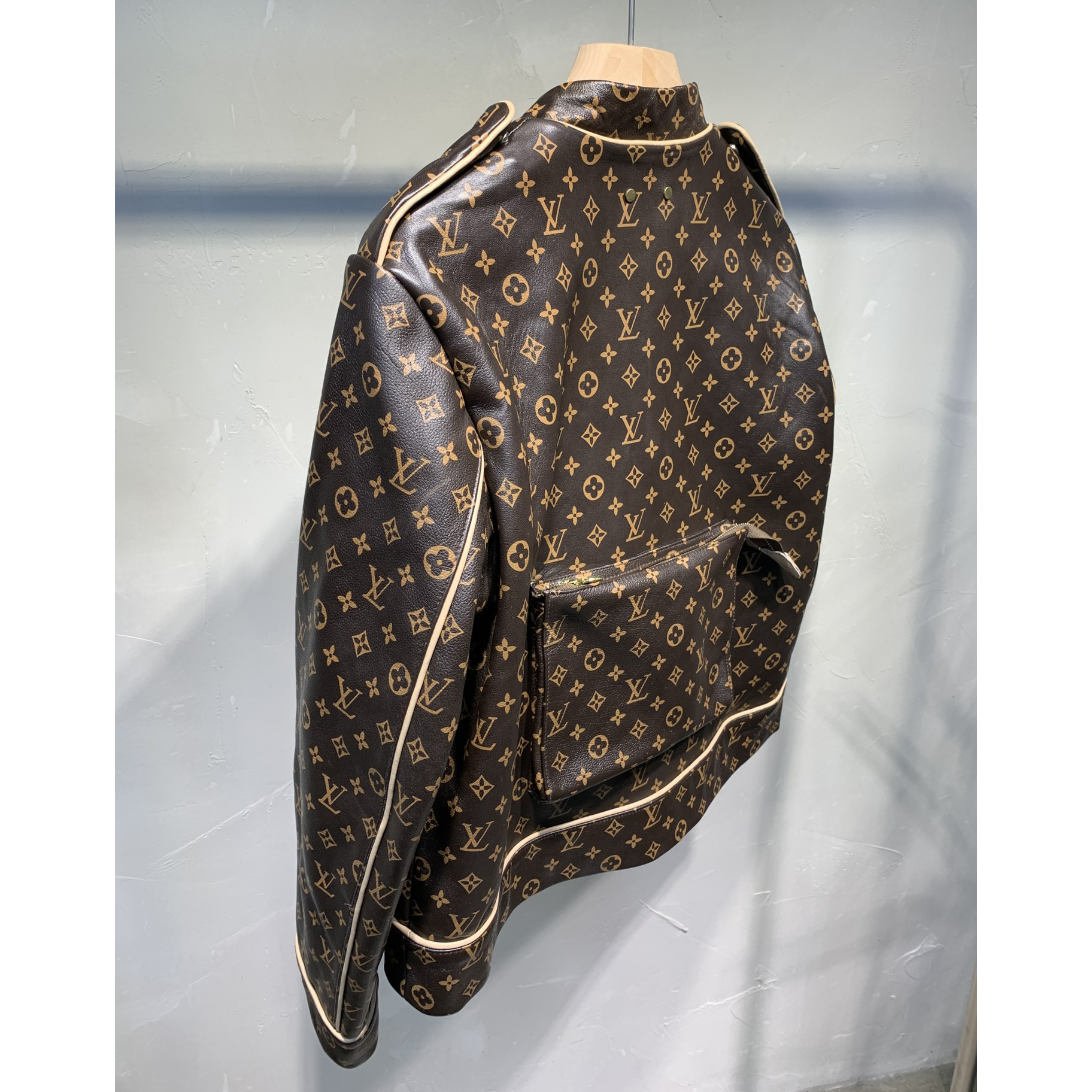 Louis Vuitton Monogram Embossed Utility Jacket - DopestKickz