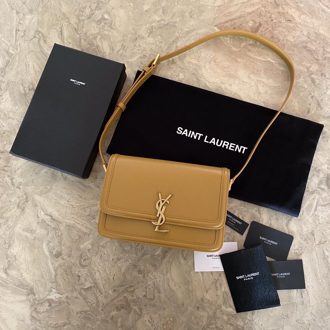 Saint Laurent Solferino Medium Satchel In Box Saint Laurent Leather(23-16-6cm) - DopestKickz