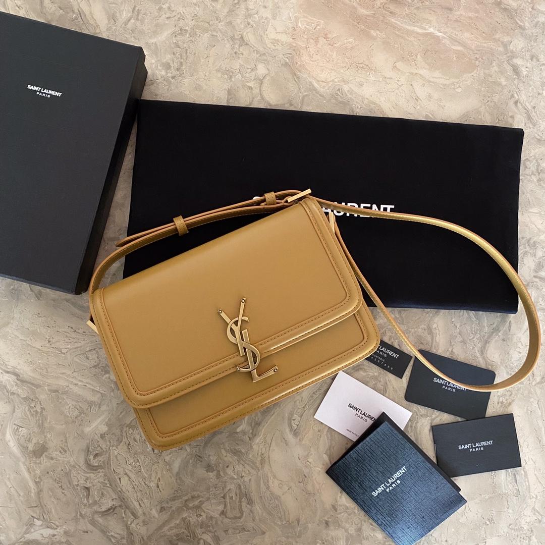 Saint Laurent Solferino Medium Satchel In Box Saint Laurent Leather(23-16-6cm) - DopestKickz