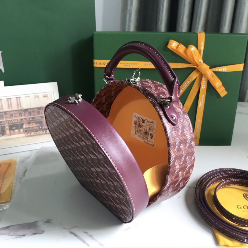 Goyard The Alto Hatbox Trunk Bag(18-16.5-7cm) - DopestKickz