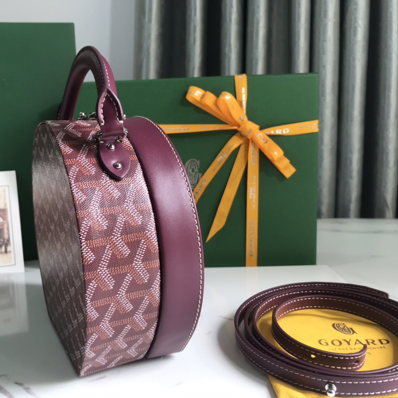 Goyard The Alto Hatbox Trunk Bag(18-16.5-7cm) - DopestKickz