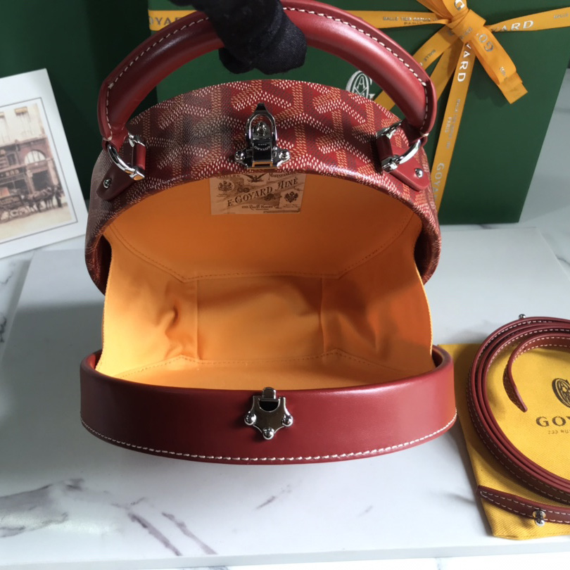 Goyard The Alto Hatbox Trunk Bag(18-16.5-7cm) - DopestKickz