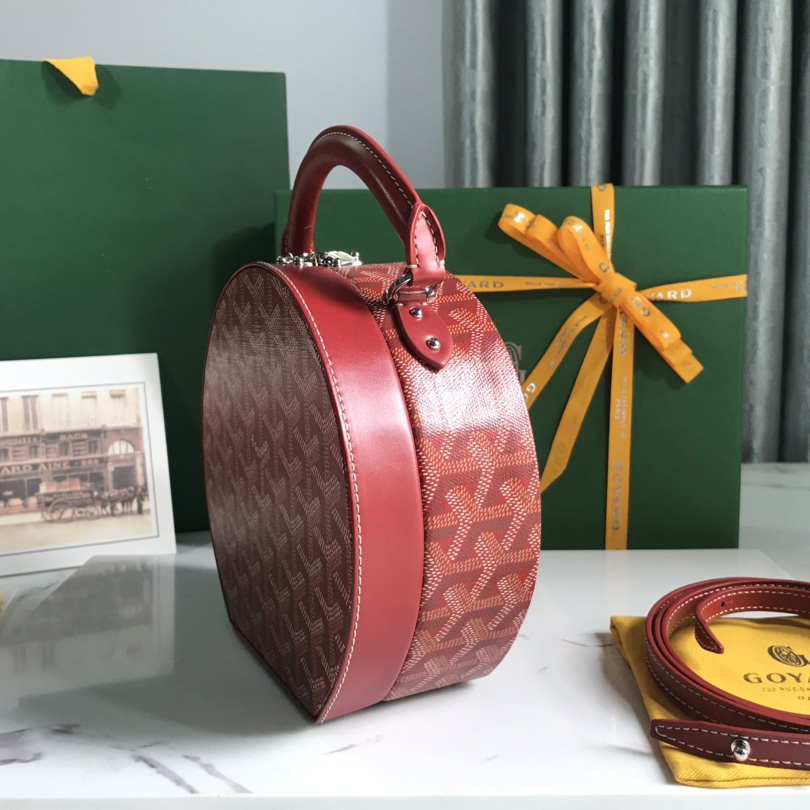 Goyard The Alto Hatbox Trunk Bag(18-16.5-7cm) - DopestKickz