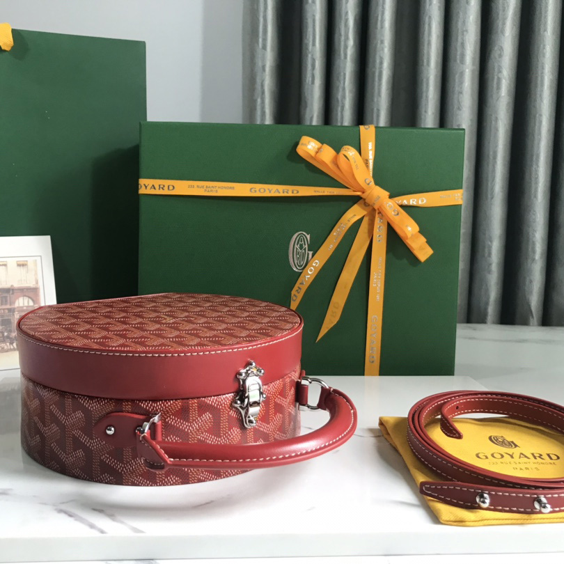Goyard The Alto Hatbox Trunk Bag(18-16.5-7cm) - DopestKickz