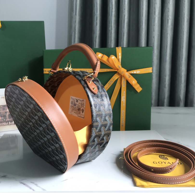 Goyard The Alto Hatbox Trunk Bag(18-16.5-7cm) - DopestKickz