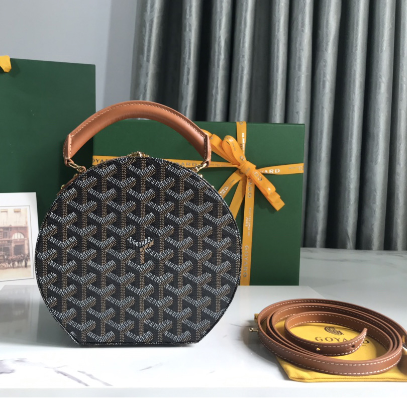 Goyard The Alto Hatbox Trunk Bag(18-16.5-7cm) - DopestKickz