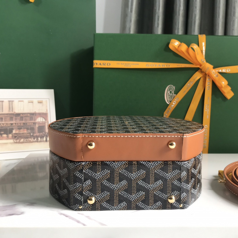 Goyard The Alto Hatbox Trunk Bag(18-16.5-7cm) - DopestKickz