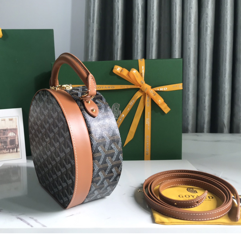 Goyard The Alto Hatbox Trunk Bag(18-16.5-7cm) - DopestKickz