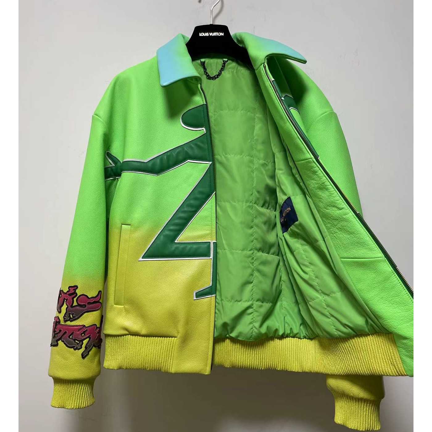 Louis Vuitton Fluo Gradient Leather Bomber    1A9UJ4 - DopestKickz