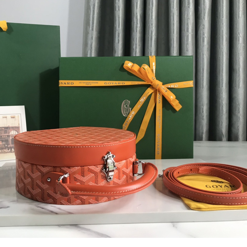 Goyard The Alto Hatbox Trunk Bag(18-16.5-7cm) - DopestKickz