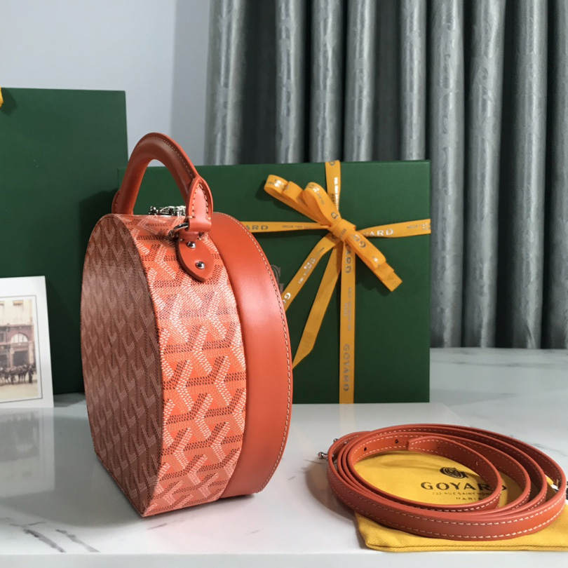 Goyard The Alto Hatbox Trunk Bag(18-16.5-7cm) - DopestKickz