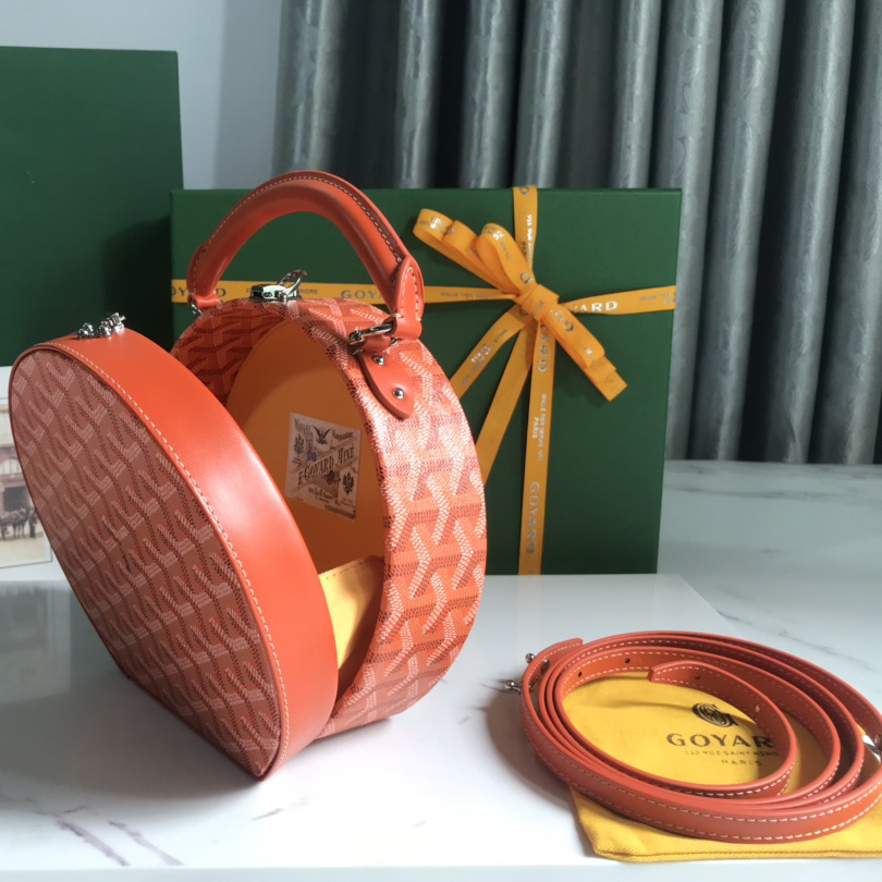 Goyard The Alto Hatbox Trunk Bag(18-16.5-7cm) - DopestKickz