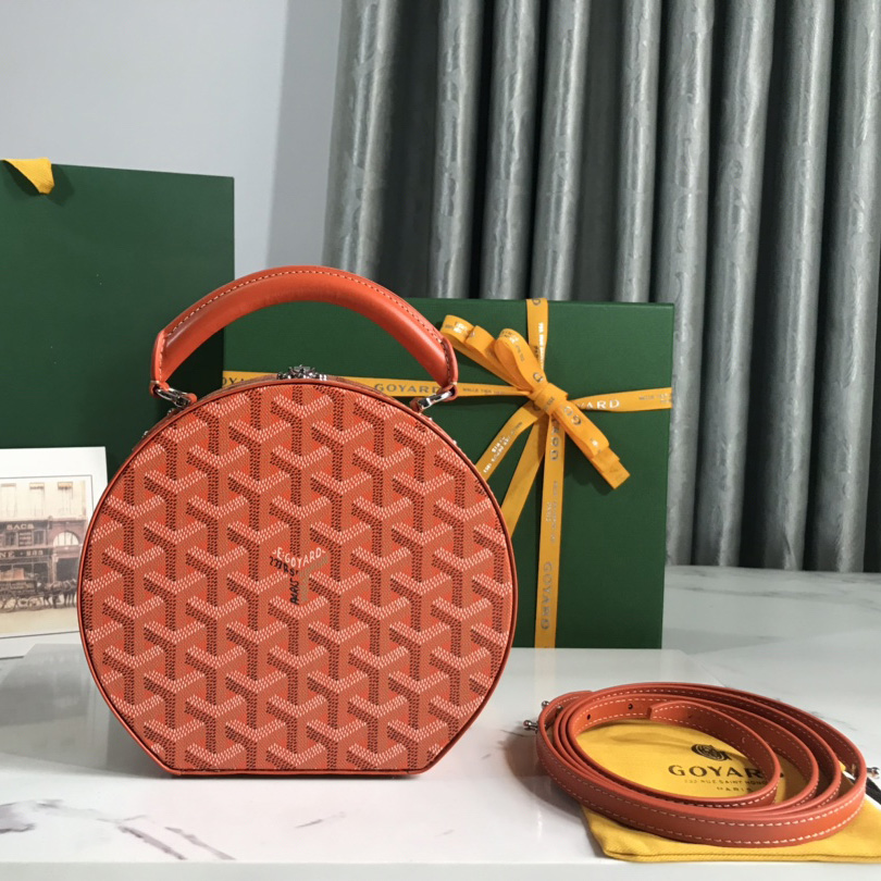 Goyard The Alto Hatbox Trunk Bag(18-16.5-7cm) - DopestKickz