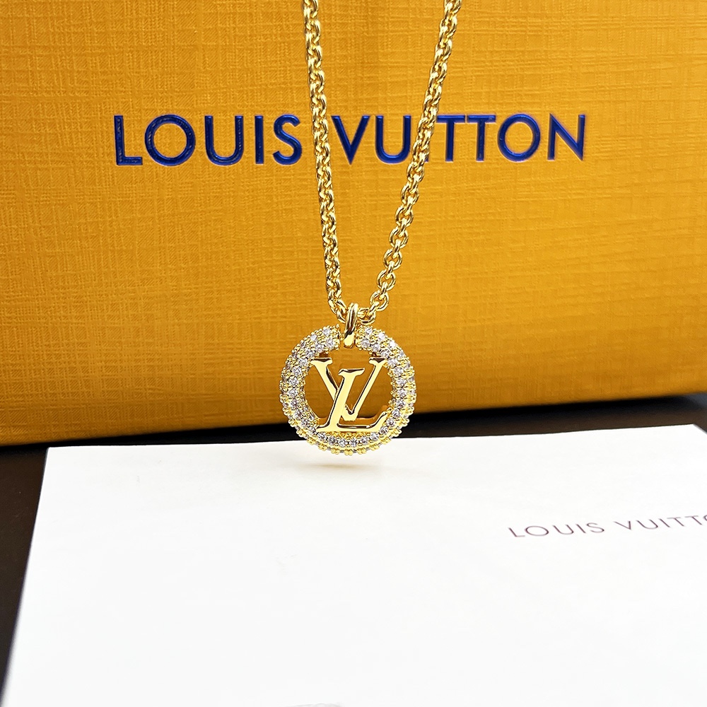 Louis Vuitton Louise By Night Necklace     M00759 - DopestKickz