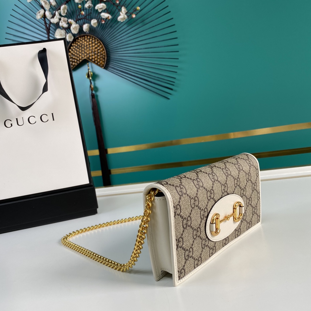 Gucci Horsebit 1955 Wallet With Chain(19-10-4cm) - DopestKickz