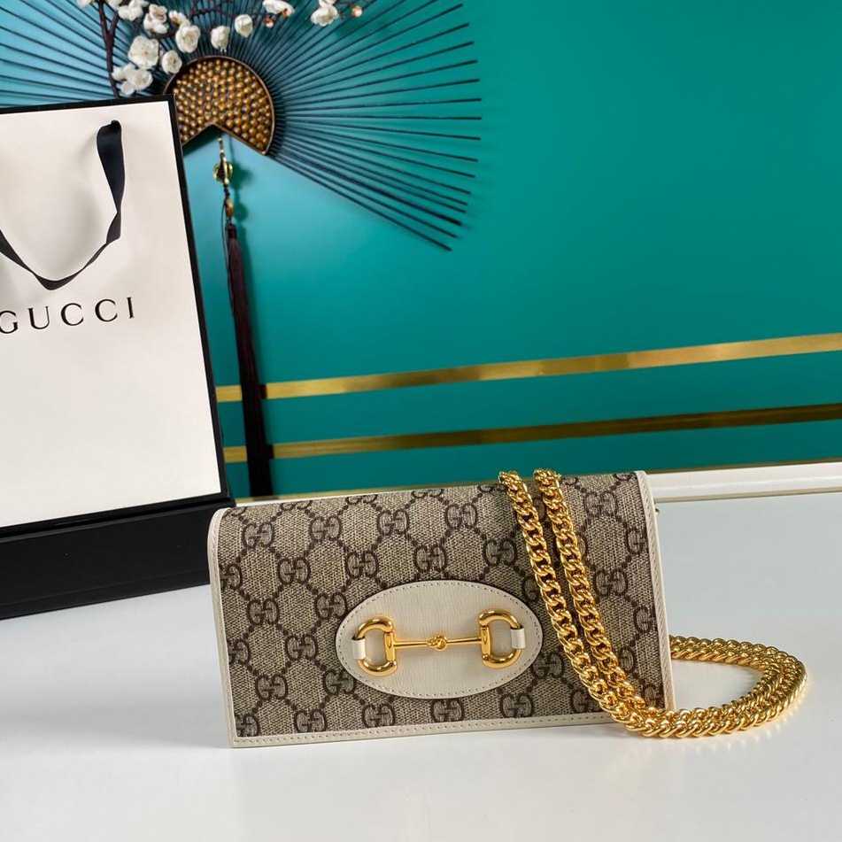 Gucci Horsebit 1955 Wallet With Chain(19-10-4cm) - DopestKickz