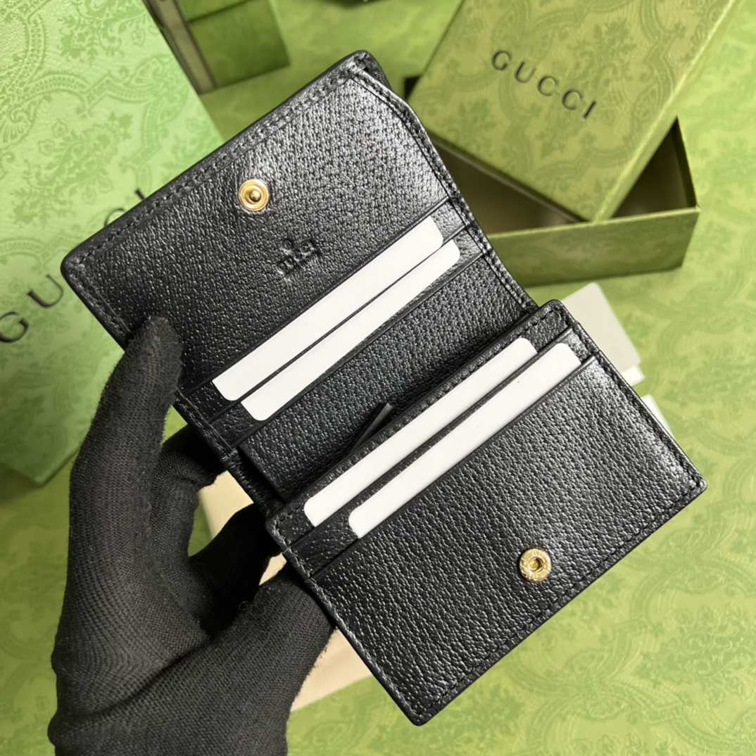 Gucci Horsebit 1955 Card Case Wallet(11-8.5-3cm)   621887 - DopestKickz