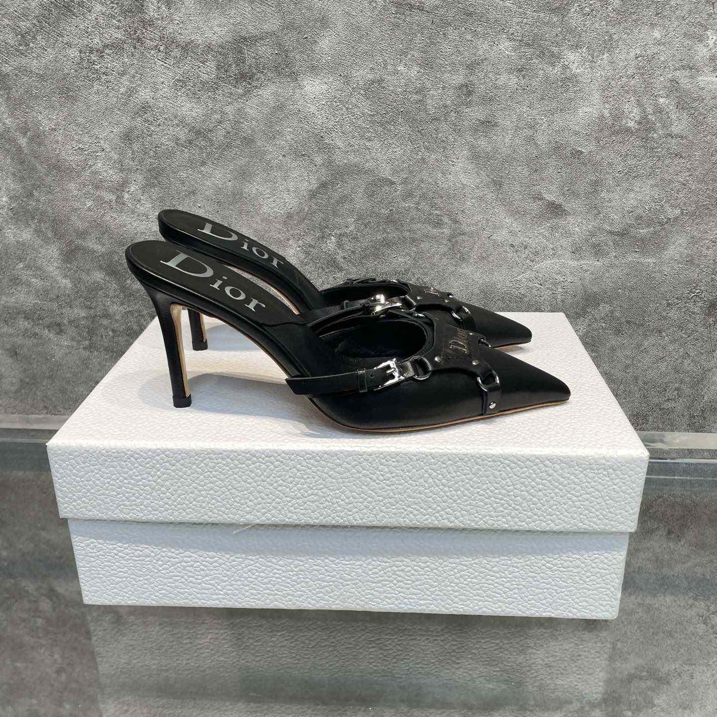 Dior Black Leather Pump - DopestKickz