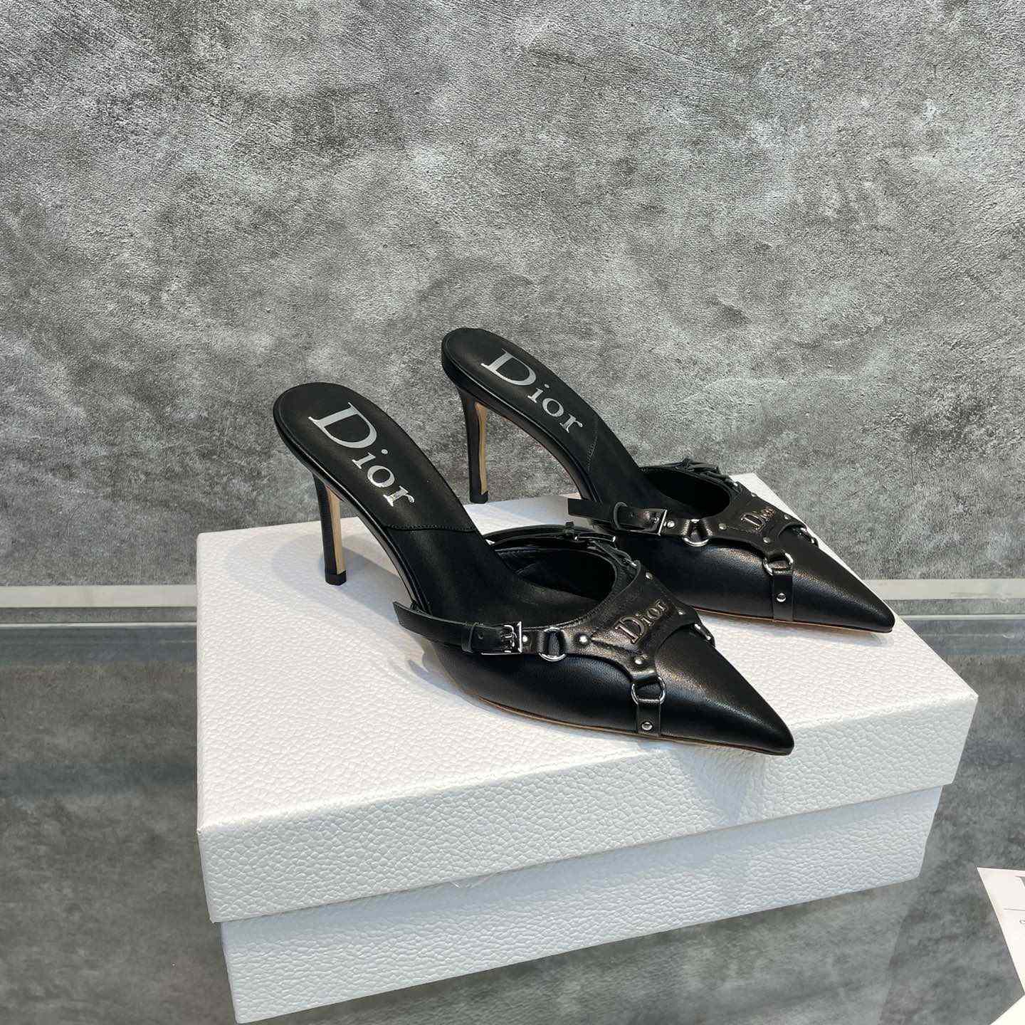 Dior Black Leather Pump - DopestKickz